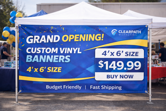 Vinyl Outdoor Banners (4FT X 6FT )