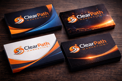 100pc CUSTOM BUSINESS CARDS (Gloss Finish)