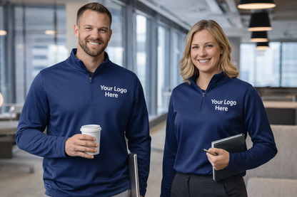 Custom Performance Quarter-Zip Pullover (Unisex)