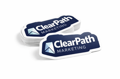 Custom Glossy Cut Stickers(100PC