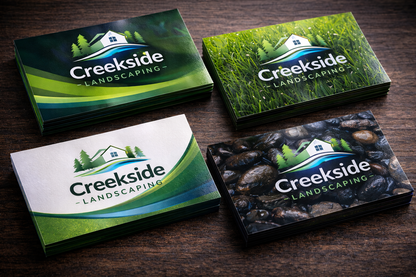 100pc CUSTOM BUSINESS CARDS (Gloss Finish)