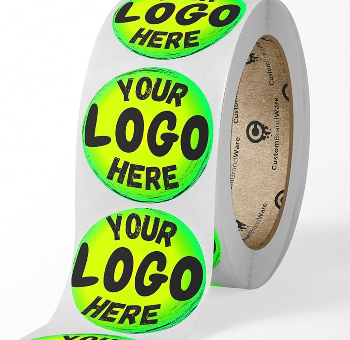 Custom Glossy Cut Stickers(100PC