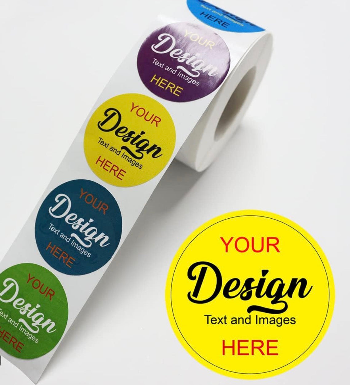 Custom Glossy Cut Stickers(100PC